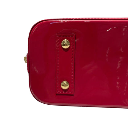 Louis-Vuitton Alma BB Vernis Patent Leather Cherry GHW