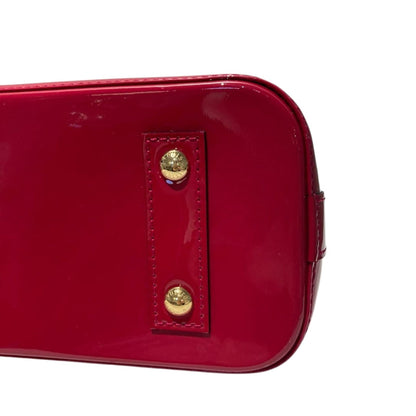 Louis-Vuitton Alma BB Vernis Patent Leather Cherry GHW