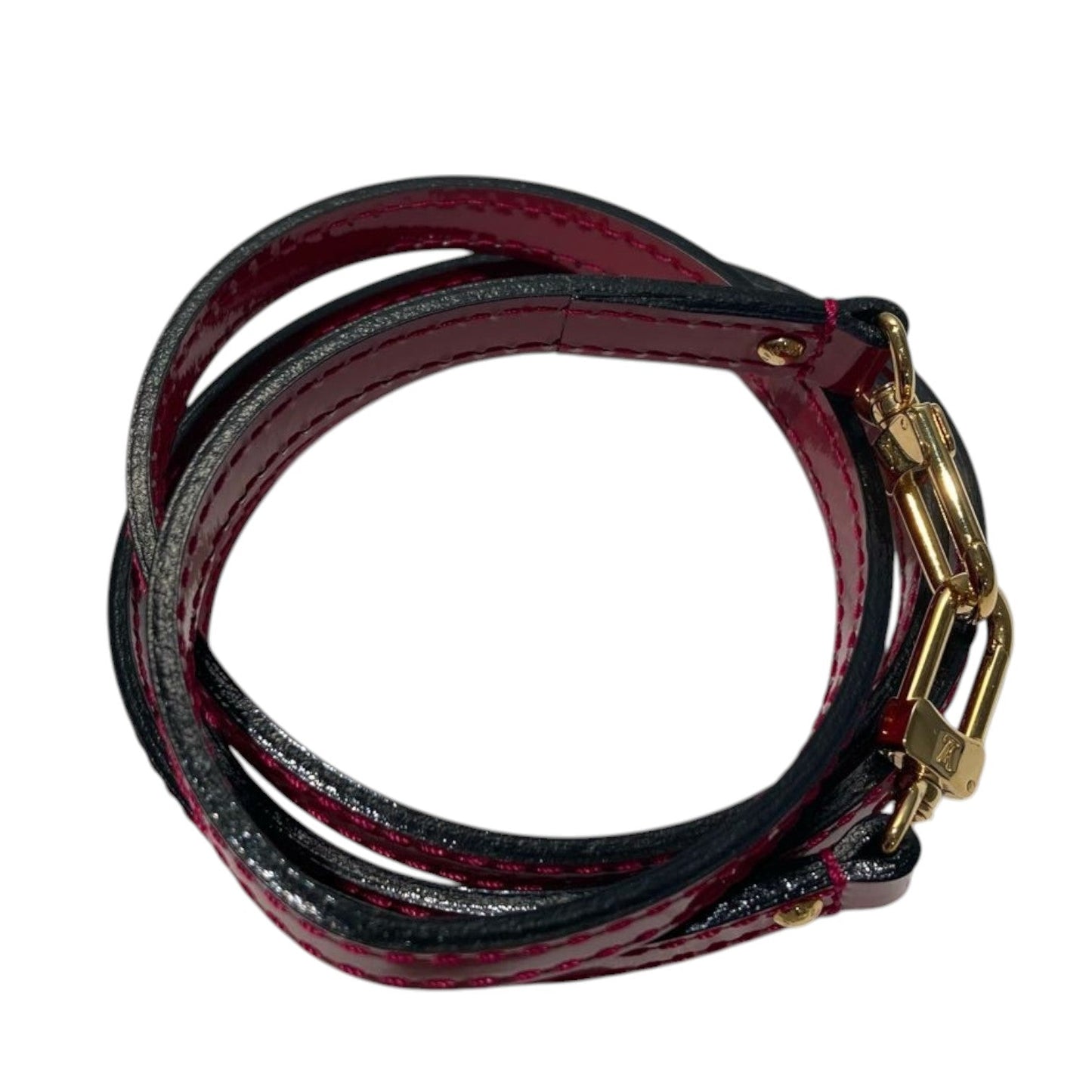 Louis-Vuitton Alma BB Vernis Patent Leather Cherry GHW
