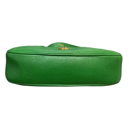 Gucci Aphrodite Small Shoulder Leather Green GHW