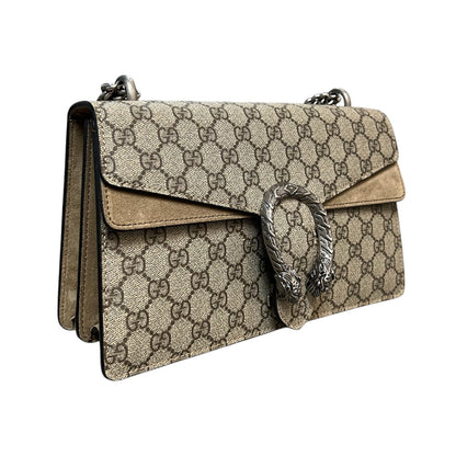 Gucci Dionysus Small GG Supreme Monogram Taupe RHW