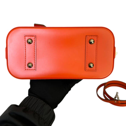 Louis-Vuitton Alma BB Epi Leather Orange SHW