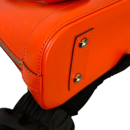 Louis-Vuitton Alma BB Epi Leather Orange SHW