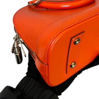 Louis-Vuitton Alma BB Epi Leather Orange SHW