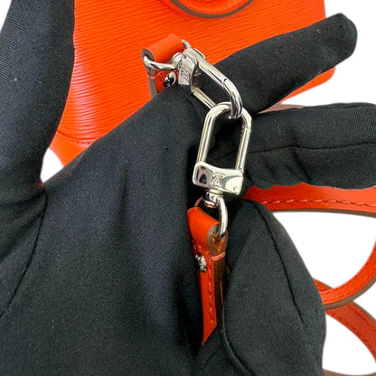 Louis-Vuitton Alma BB Epi Leather Orange SHW
