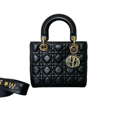 My ABCDior Lady Dior Small Lambskin Black GHW