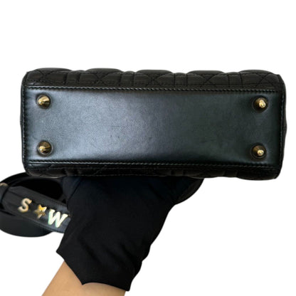 My ABCDior Lady Dior Small Lambskin Black GHW