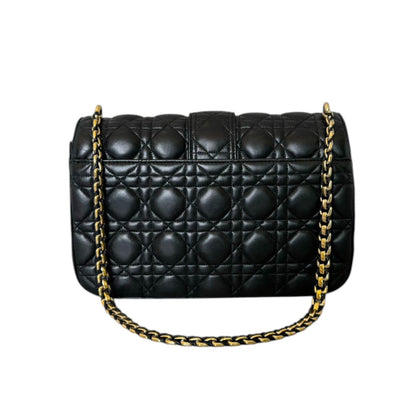 Miss Dior Flap Medium Lambskin Black GHW