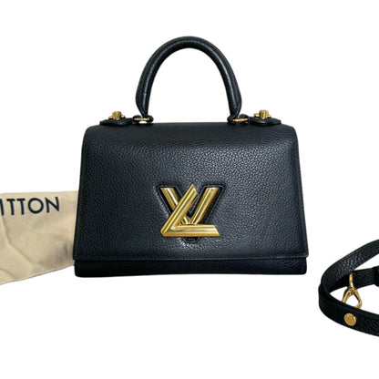 Louis-Vuitton Twist One Handle PM Taurillon Black GHW