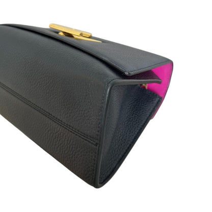 Louis-Vuitton Twist One Handle PM Taurillon Black GHW