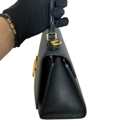 Louis-Vuitton Twist One Handle PM Taurillon Black GHW