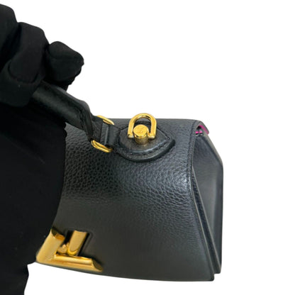 Louis-Vuitton Twist One Handle PM Taurillon Black GHW