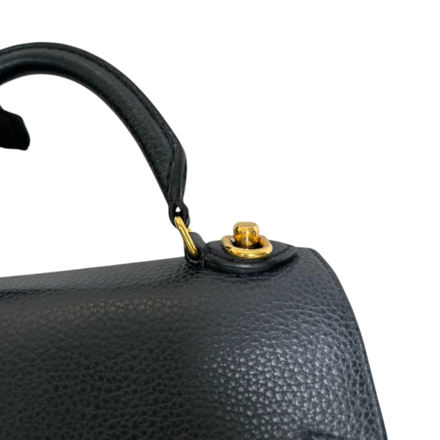Louis-Vuitton Twist One Handle PM Taurillon Black GHW