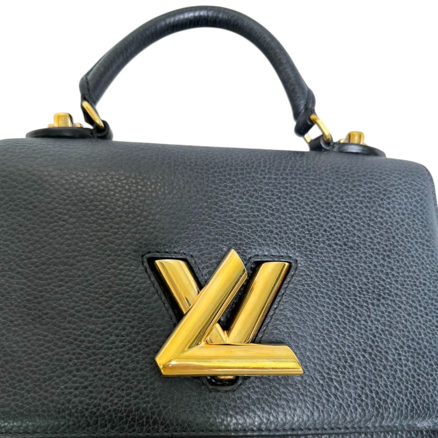 Louis-Vuitton Twist One Handle PM Taurillon Black GHW