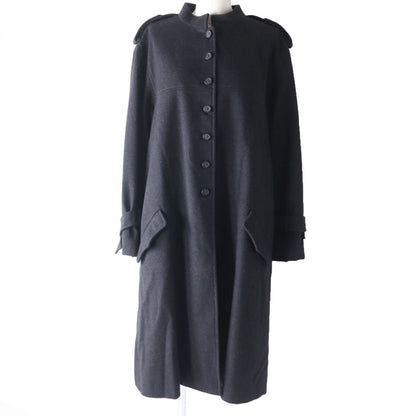 Chanel Wool Cashmere Coat, Coco Mark, Size 42