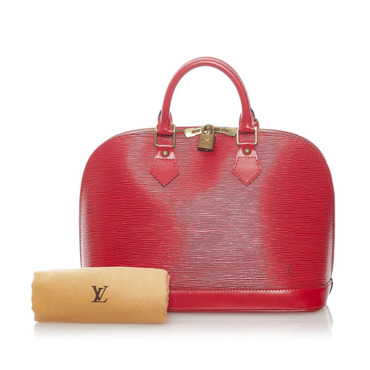 Louis Vuitton Alma PM Red Epi