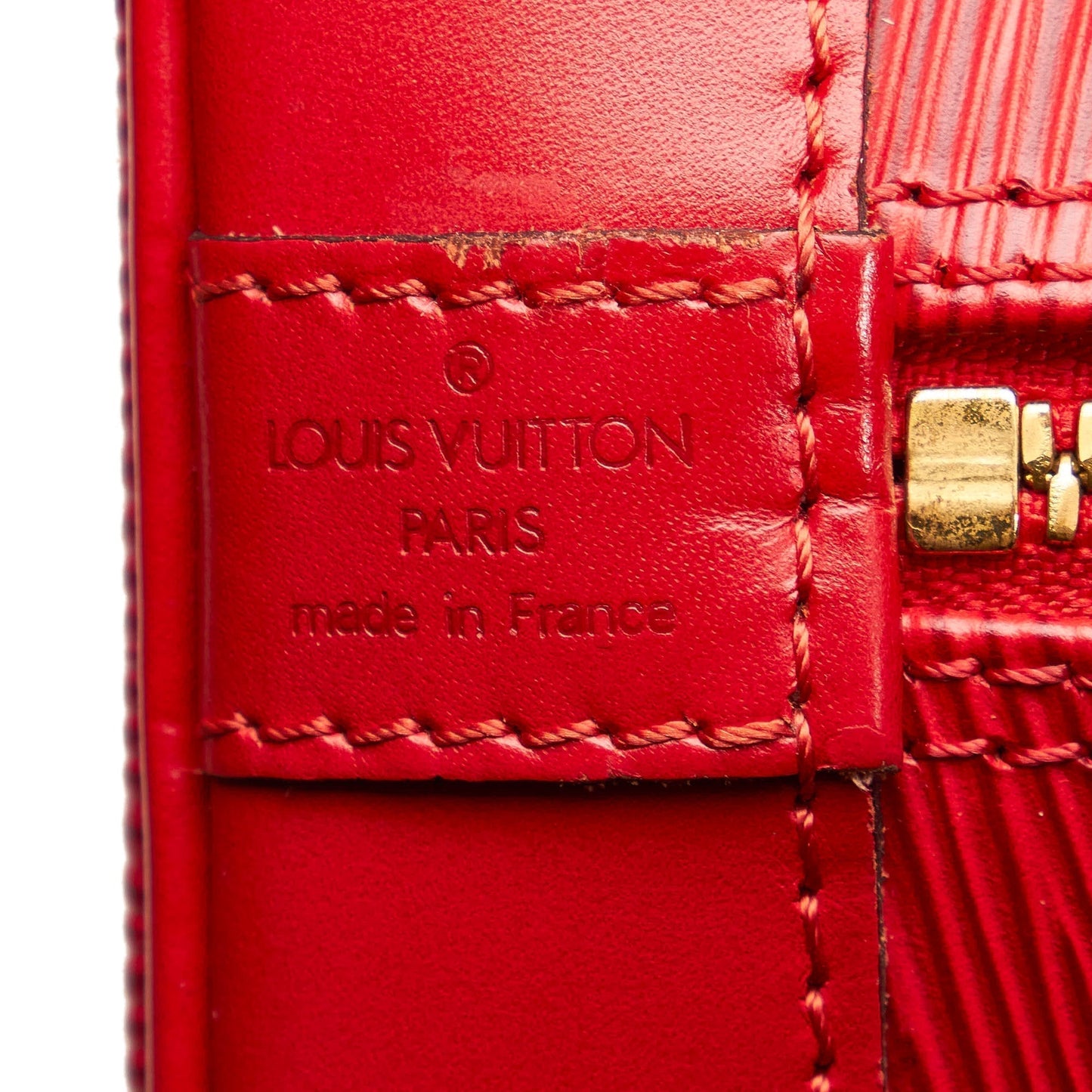 Louis Vuitton Alma PM Red Epi