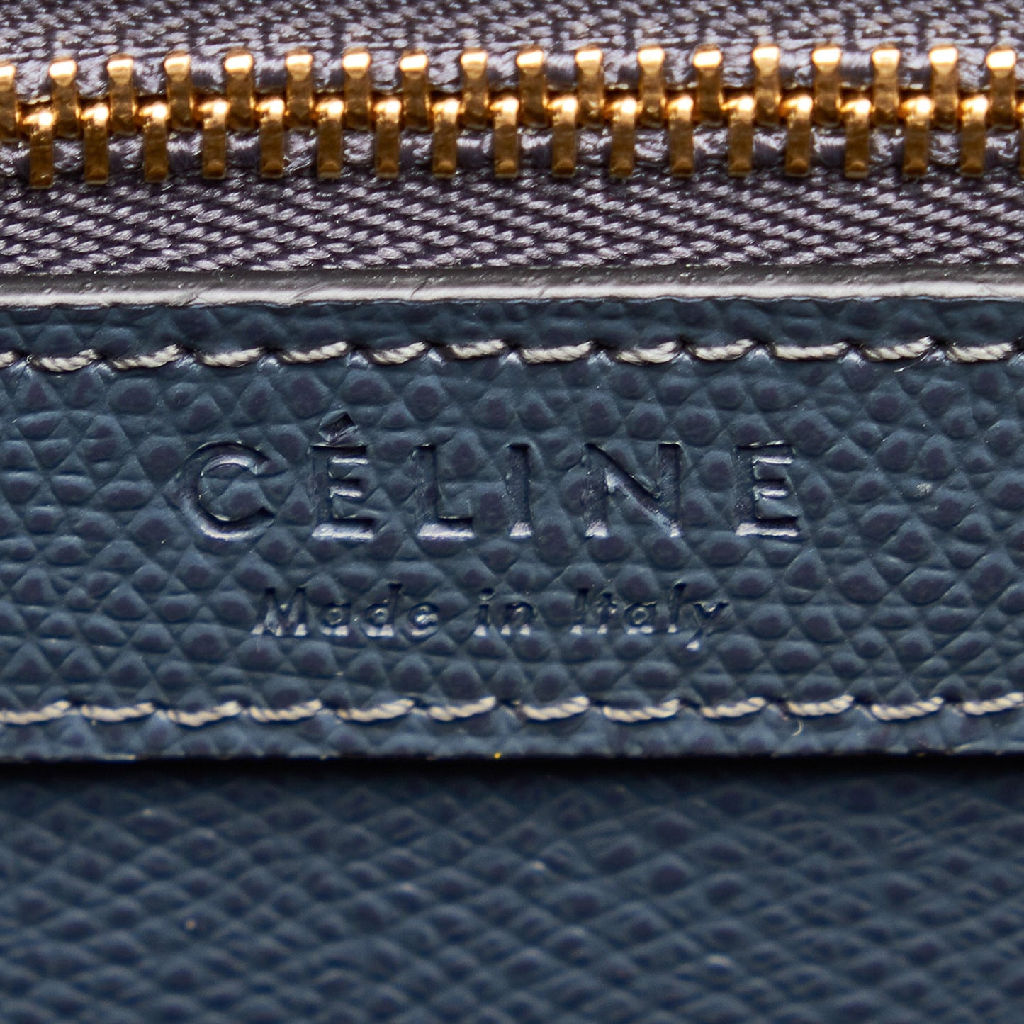 Celine Cabas Vertical Bicolor Satchel