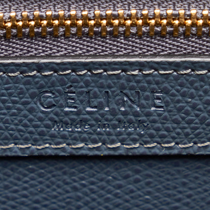 Celine Cabas Vertical Bicolor Satchel