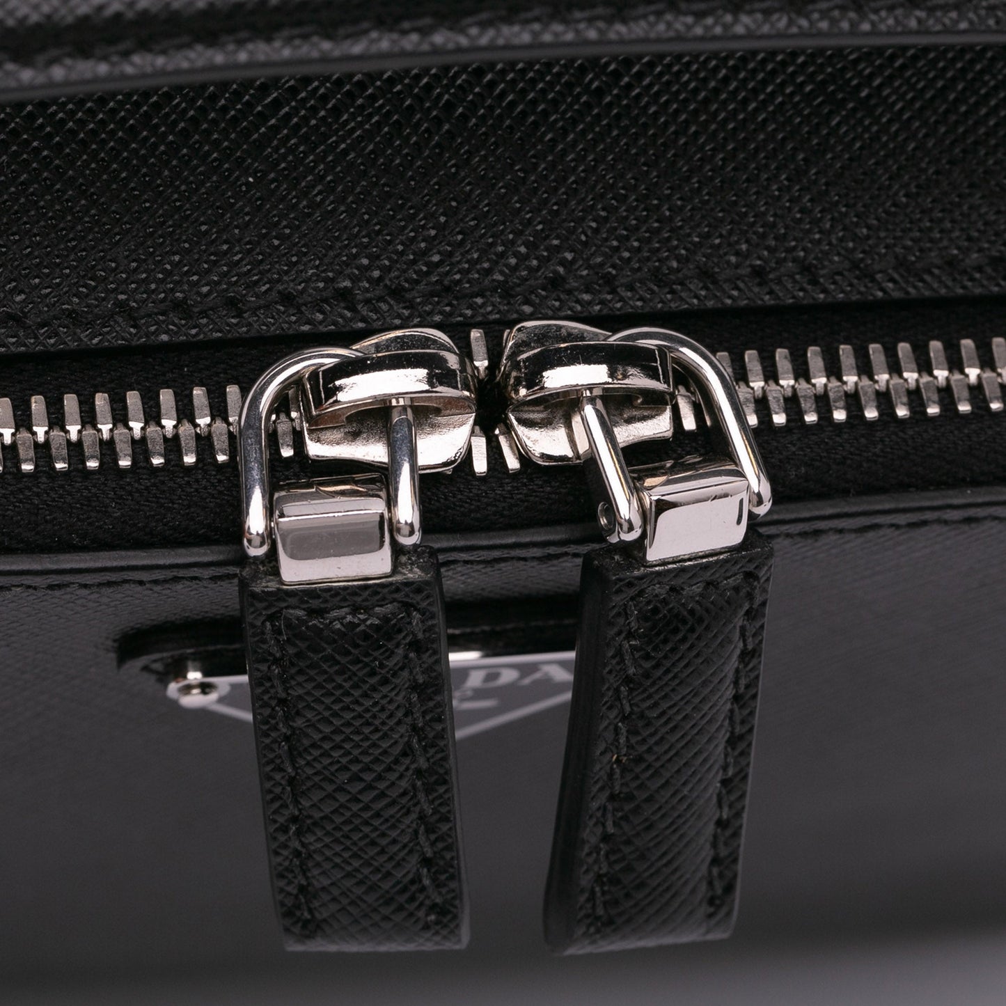 Prada Brique Black Saffiano