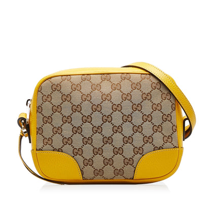 GUCCI GG Canvas Bree Crossbody Bag