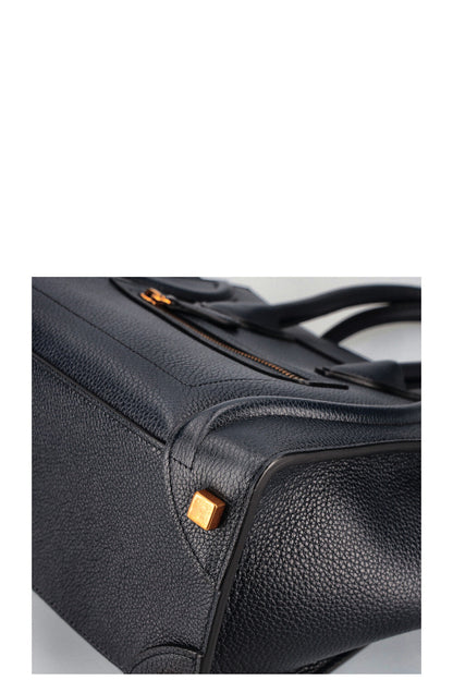 CELINE Luggage Micro Tote Bag Navy