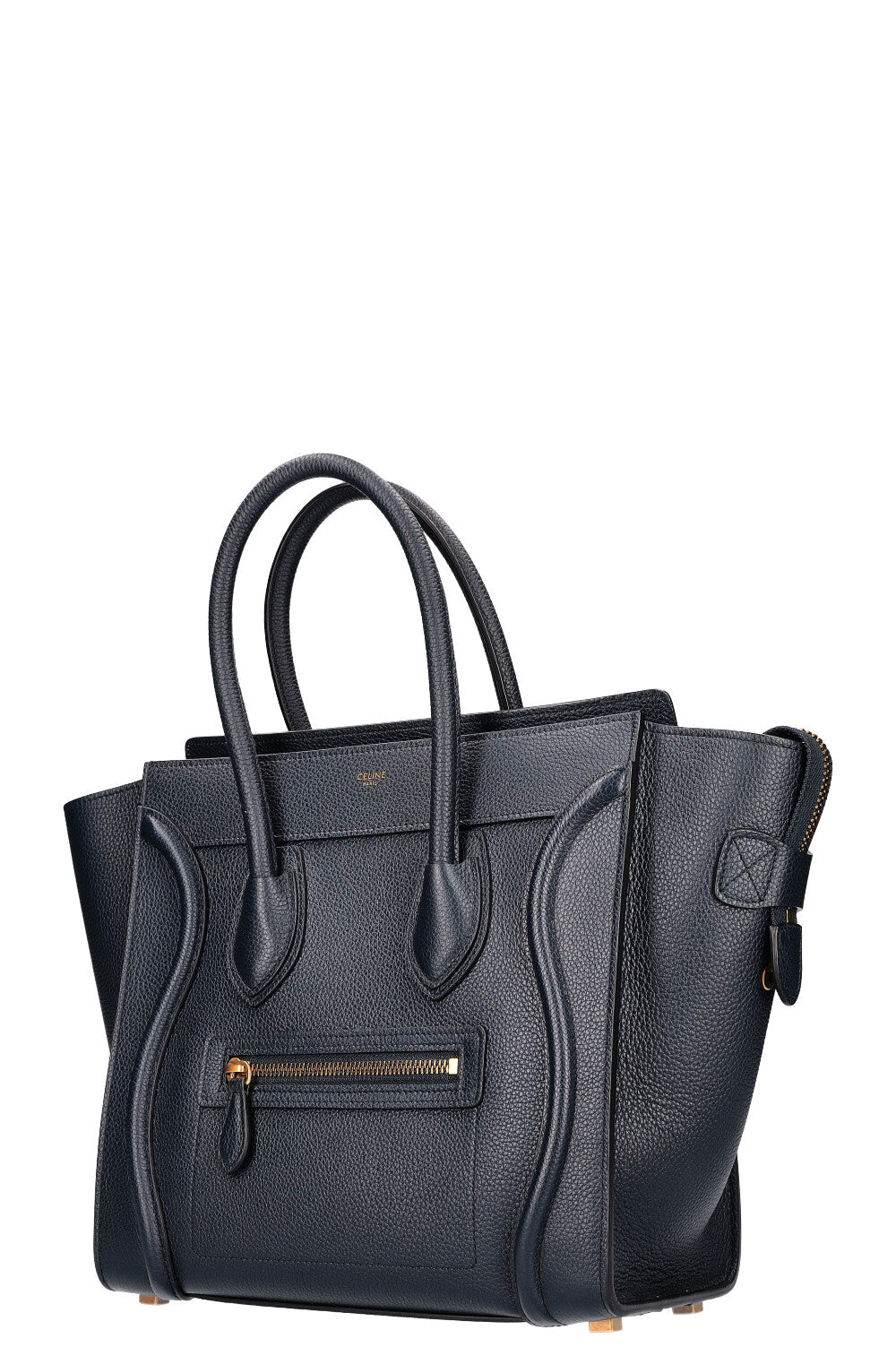 CELINE Luggage Micro Tote Bag Navy