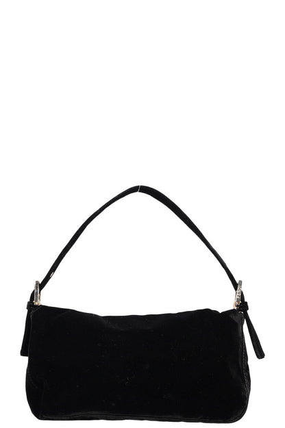 FENDI Baguette Velvet black