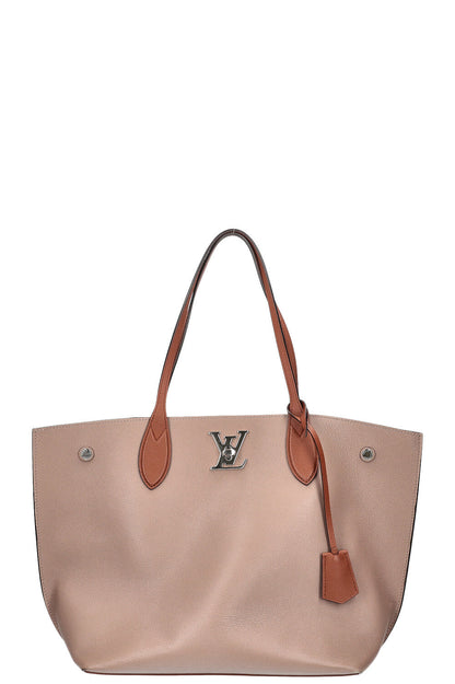LOUIS VUITTON Lockme Go Tote Bag Bicolor