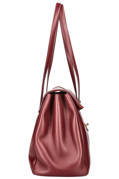 CELINE Soft 16 Bag Large Bordeaux