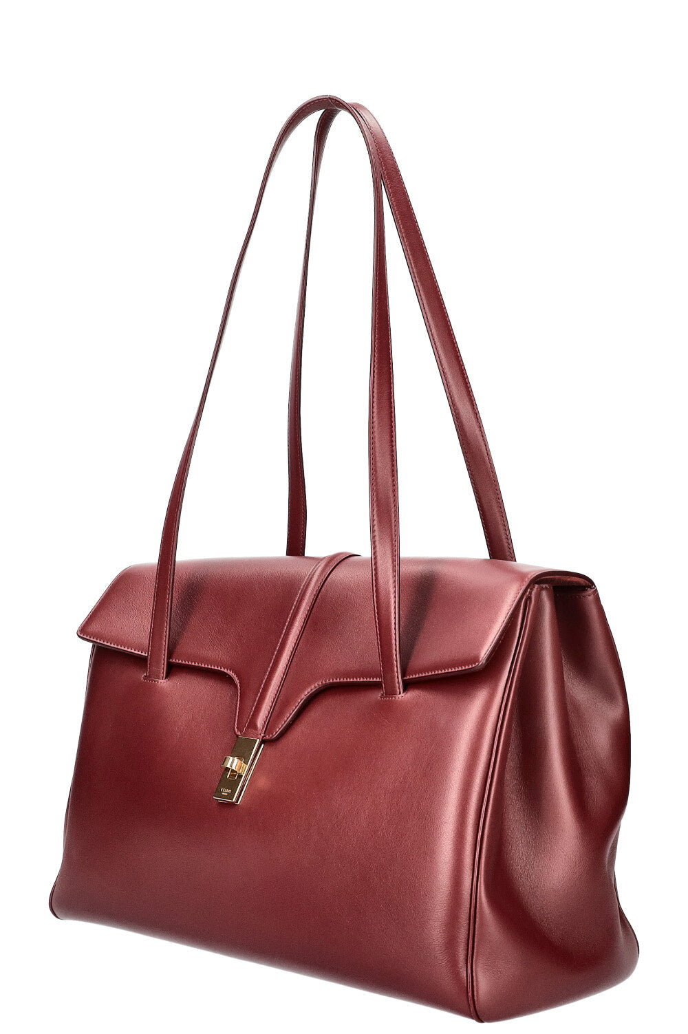 CELINE Soft 16 Bag Large Bordeaux