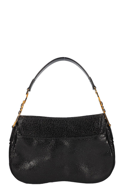 CHRISTIAN DIOR Vintage Double Saddle Bag Black