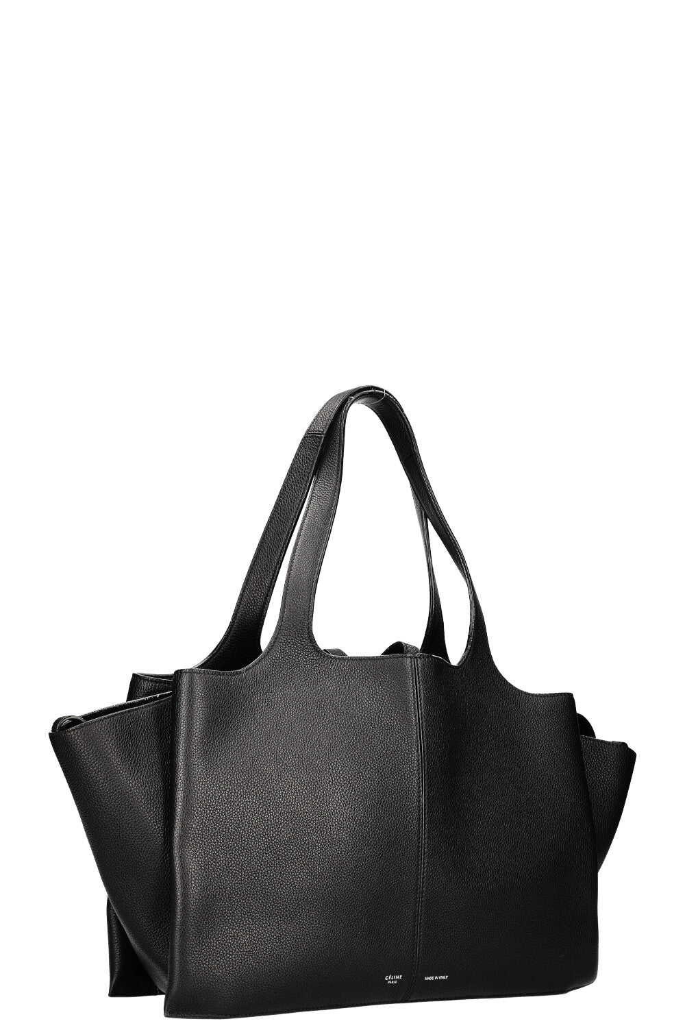 CÉLINE Trifold Medium Bag Black
