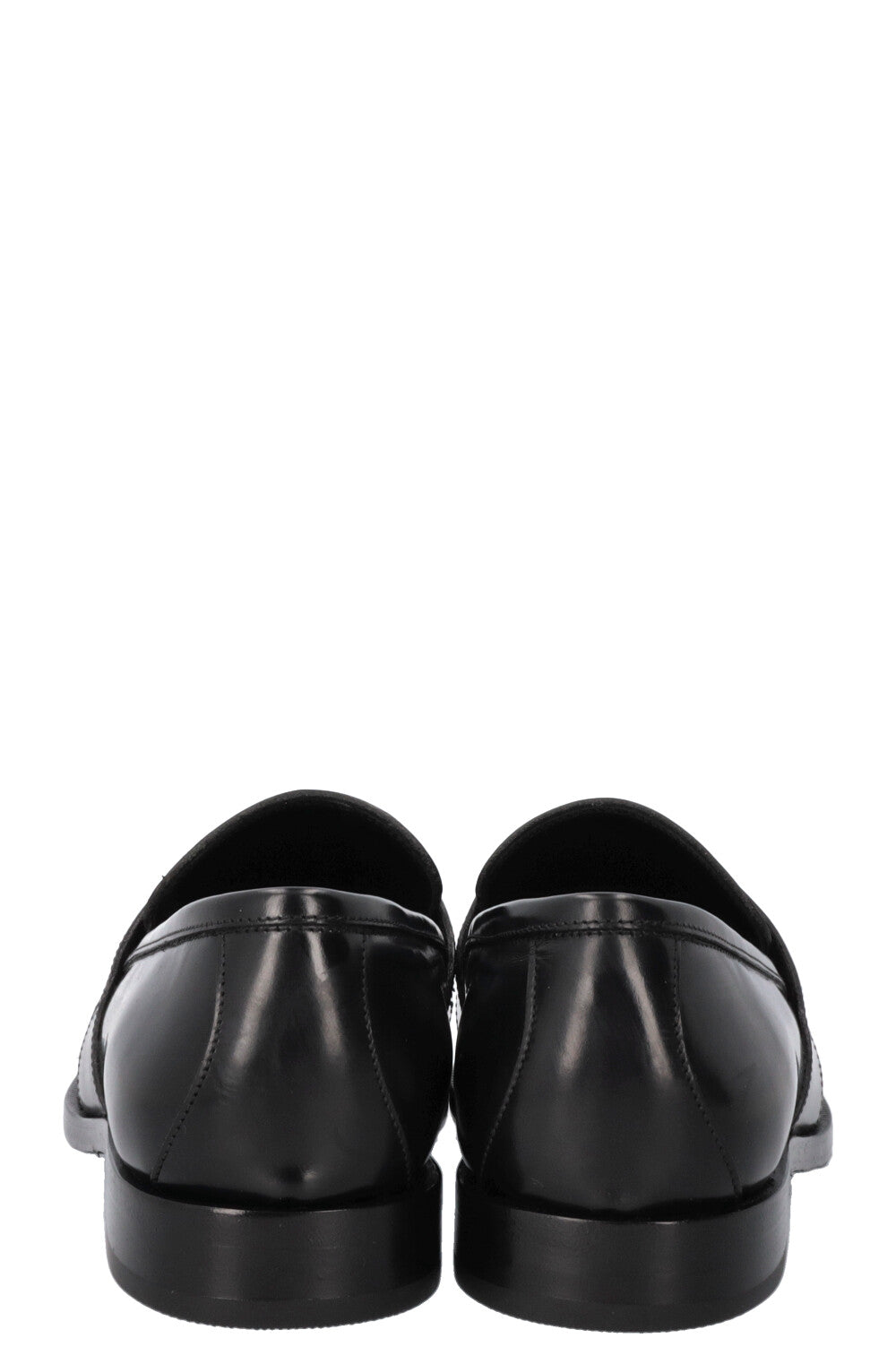 CELINE Malaquais Triomphe Loafers Leather Black