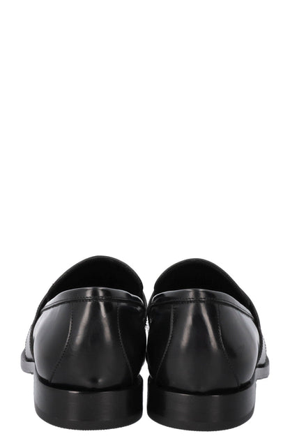CELINE Malaquais Triomphe Loafers Leather Black