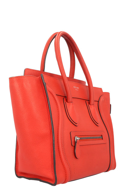 CÉLINE Micro Luggage Orange
