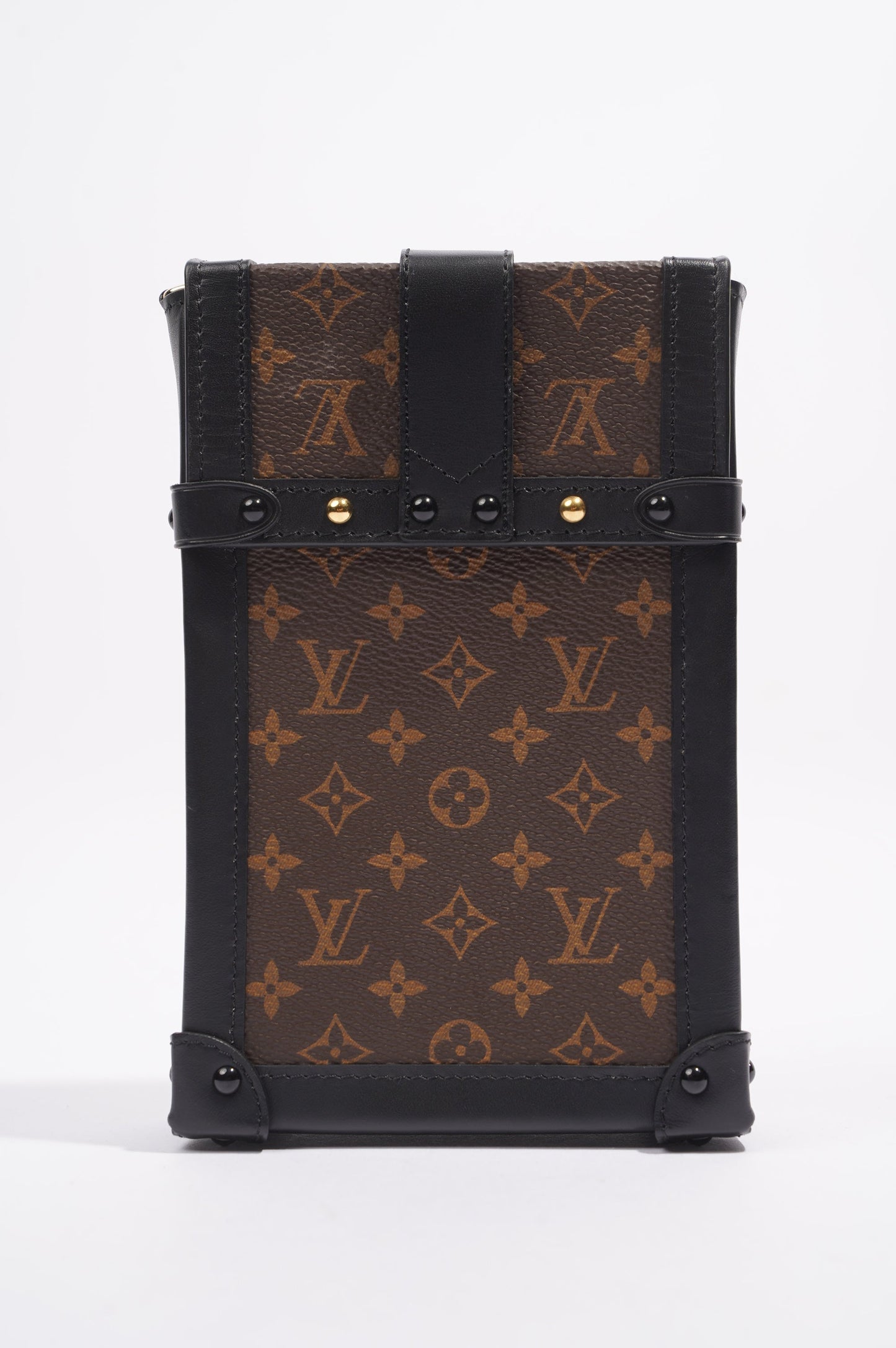 Louis Vuitton Vertical Trunk Pouch Monogram / Black Canvas