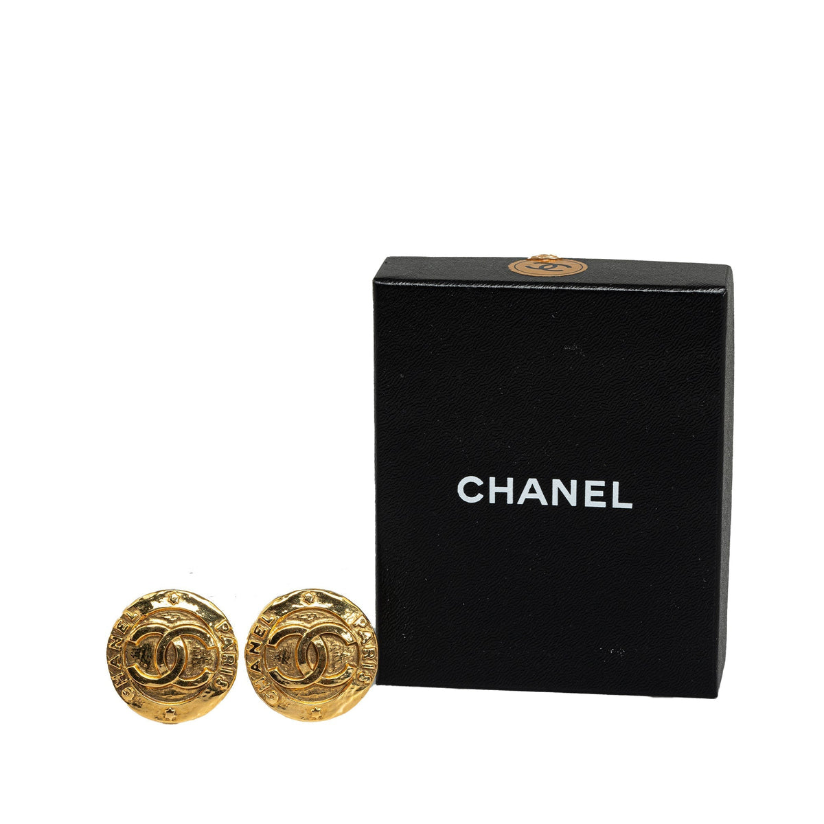 CHANEL CC Clip On Earrings Costume Earrings