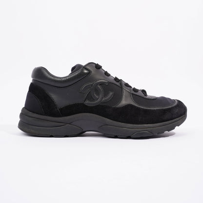 Chanel CC Logo Sneaker Black Suede EU 40 UK 7