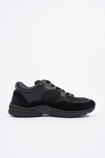 Chanel CC Logo Sneaker Black Suede EU 40 UK 7