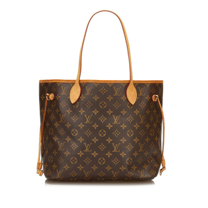LOUIS VUITTON Monogram Neverfull GM Brown