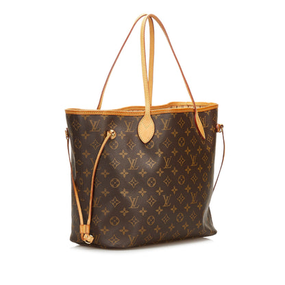 LOUIS VUITTON Monogram Neverfull GM Brown