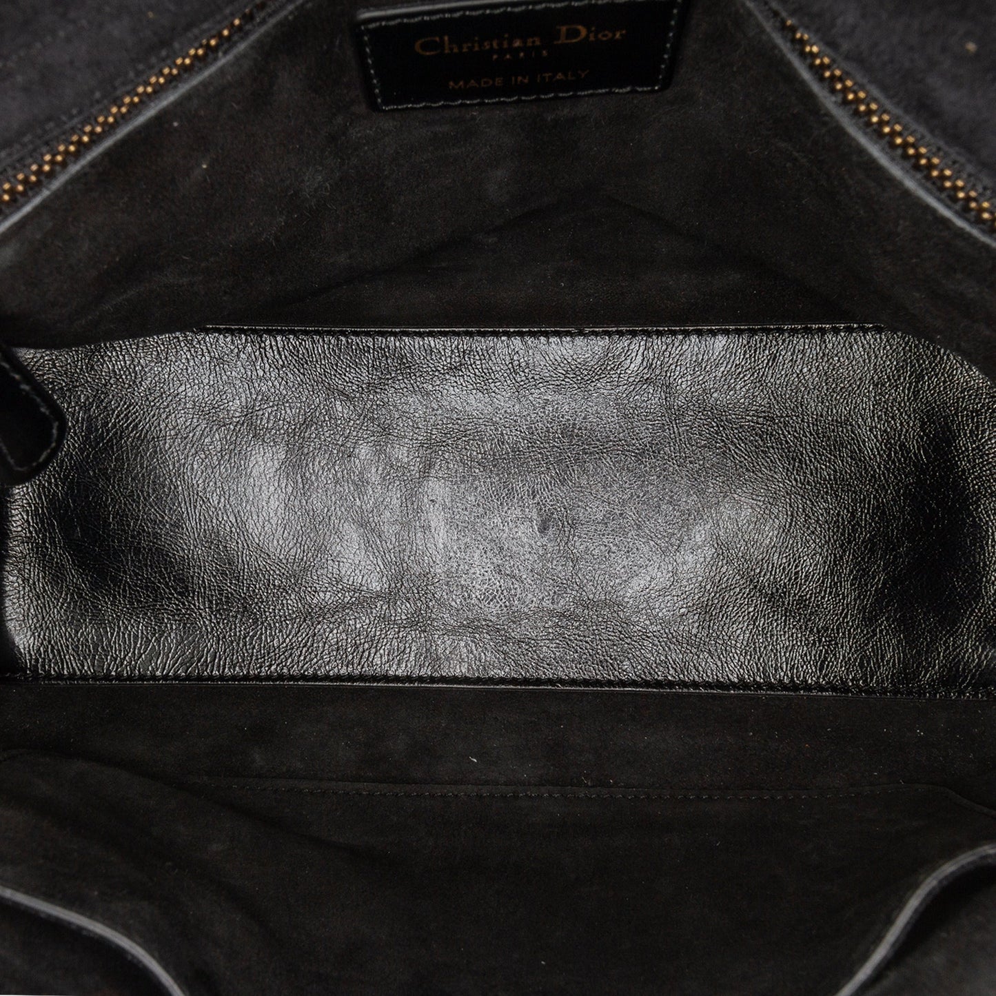 Medium Crinkled Patent Cannage Supple Lady Dior