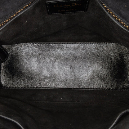 Medium Crinkled Patent Cannage Supple Lady Dior