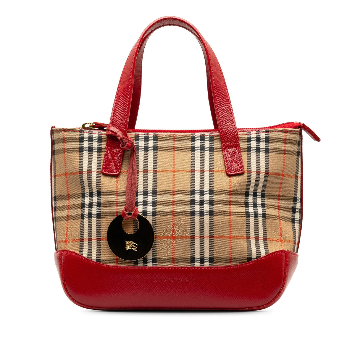 BURBERRY Haymarket Check Handbag