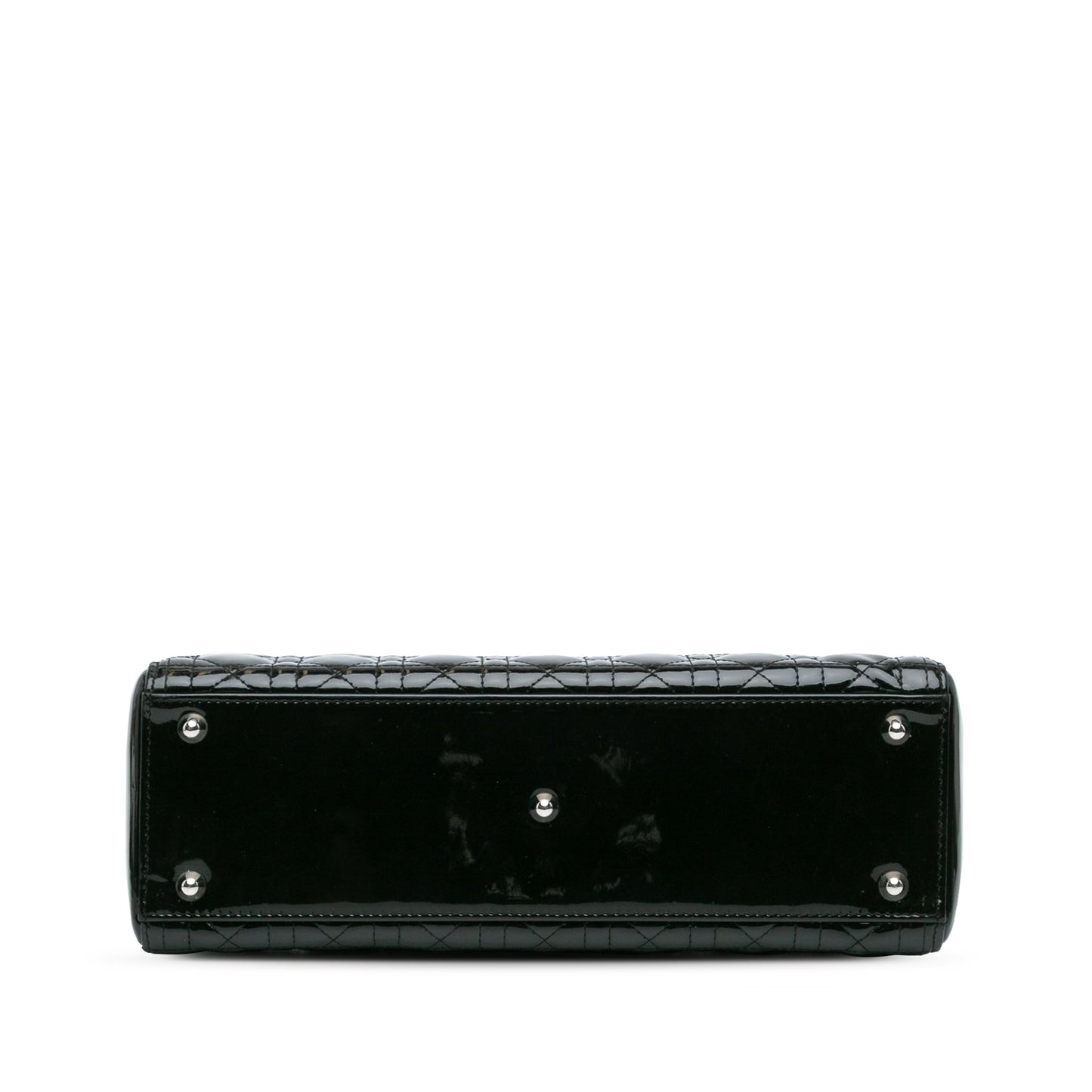 Large Patent Cannage Lady Dior