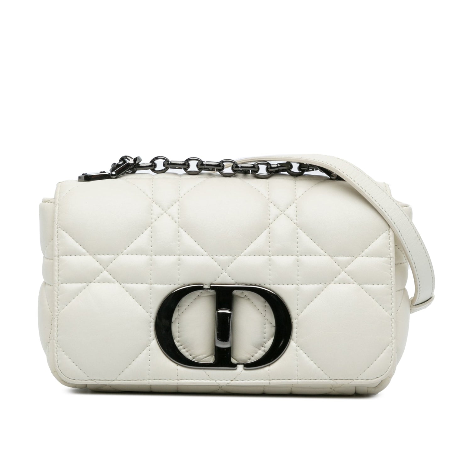 Small Lambskin Macrocannage Caro Bag