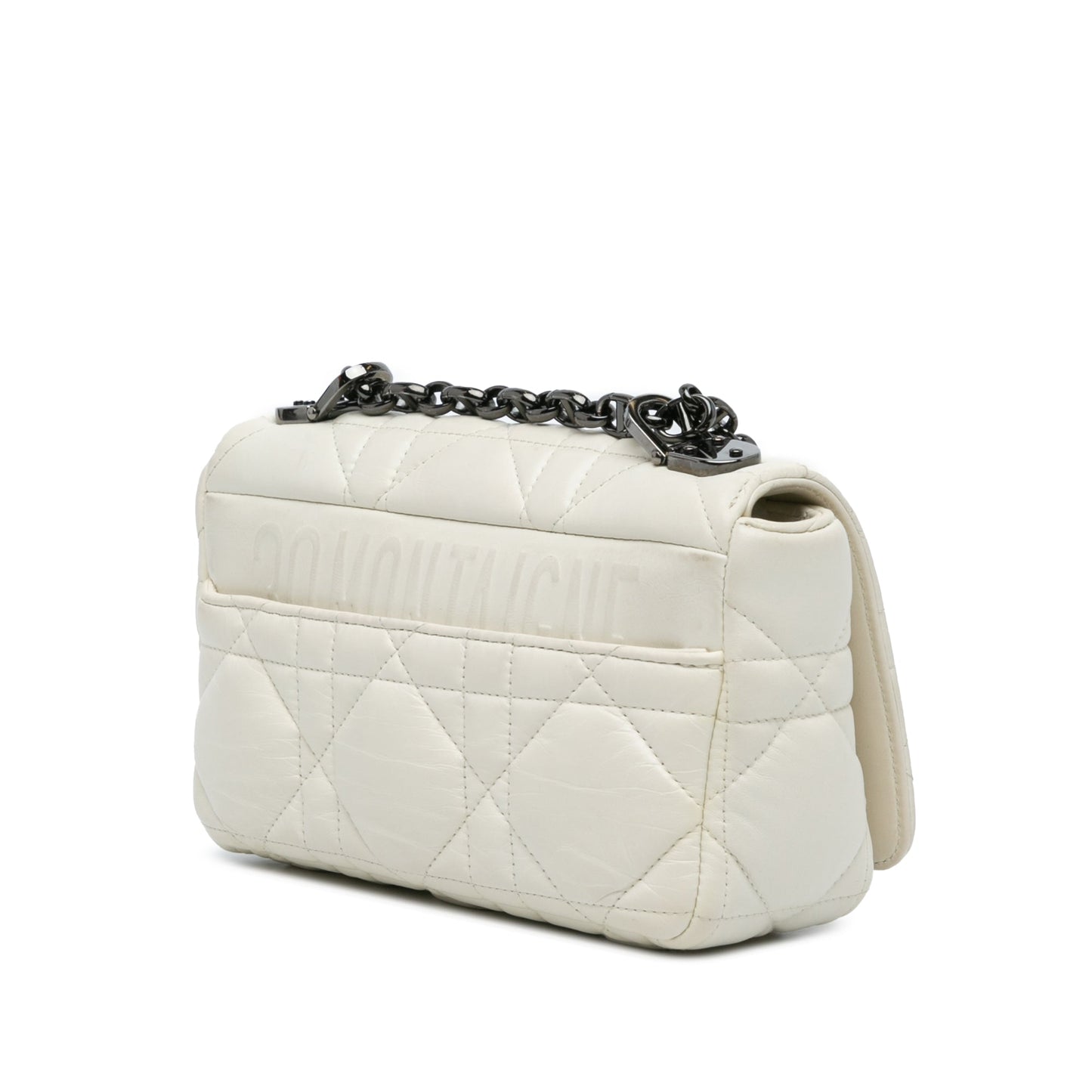Small Lambskin Macrocannage Caro Bag