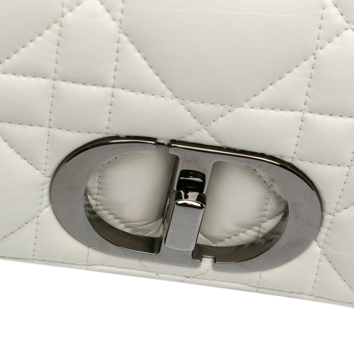 Small Lambskin Macrocannage Caro Bag