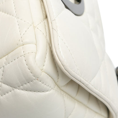 Small Lambskin Macrocannage Caro Bag